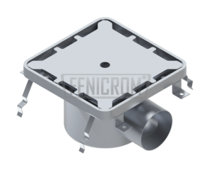 Stainless Steel Floor drain LTYG square heavy duty with reinforced pit frame forklift with horizontal outlet inox Turkey